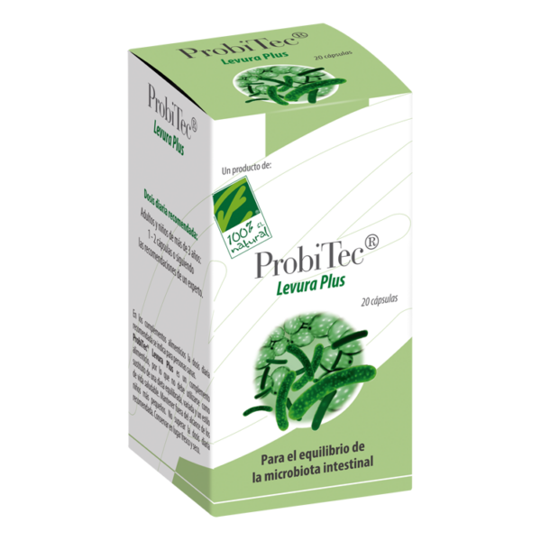 ProbiTec® Levura Plus 20 Cápsulas. 100% NATURAL