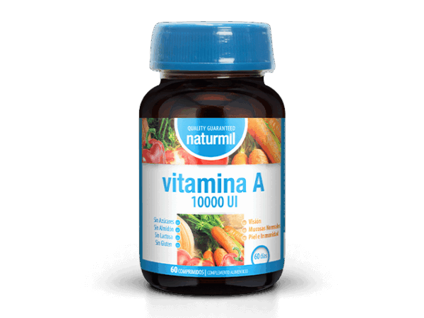 VITAMINA A 10000UI 60 comprimidos NATURMIL