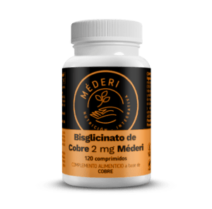 Cobre bisglicinato 2mg 120 comprimidos MEDERI